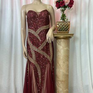 Zasa Chic Strapless Formal Dress K2029